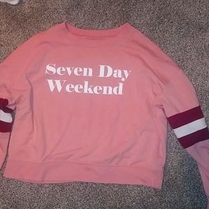 Pink sweatshirt in large from Arizona Jean Co.
